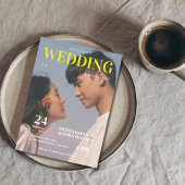 Retro QR Codelmagazin Einladung