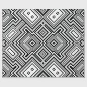 Retro Quadrat Hintergrund Geschenkpapier (Flach)