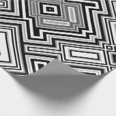 Retro Quadrat Hintergrund Geschenkpapier (Ecke)