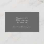 Retro Quadrat-Visitenkarten Visitenkarte (Rückseite)