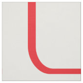 Retro-Quadrate Geometrisches Muster Red Grau Schwa Stoff (Muster)