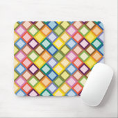 Retro-Quadrate-Hellpad Mousepad (Mit Mouse)