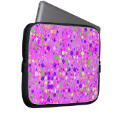 Retro-Quadrate! Laptopschutzhülle (Vorne Rechts)