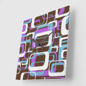 Retro Quadratische Wanduhr (Winkel)