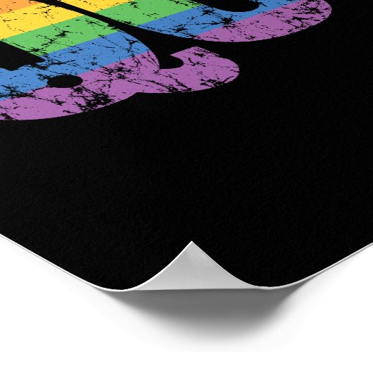 Retro Que Poster (Ecke)