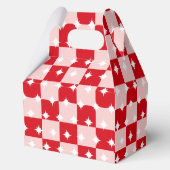 Retro Queen of Hearts Brautparty Foto Geschenkschachtel (Rückseite)