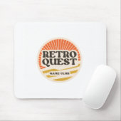 Retro Quest Vintage Gaming Mousepad (Mit Mouse)
