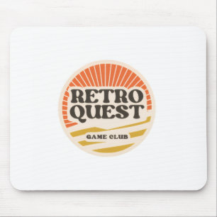 Retro Quest Vintage Gaming Mousepad