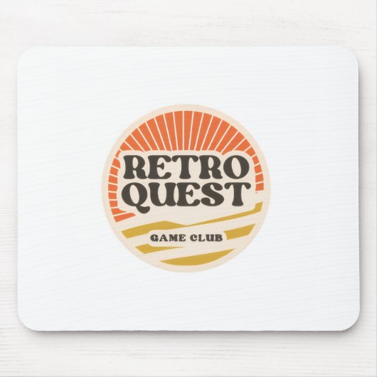 Retro Quest Vintage Gaming Mousepad (Vorne)