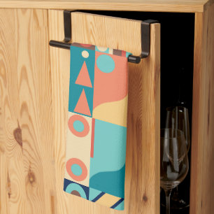 Retro-Quilt aus den 1970ern Geschirrtuch