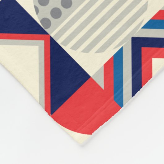 Retro-Quilting Fleecedecke (Ecke)