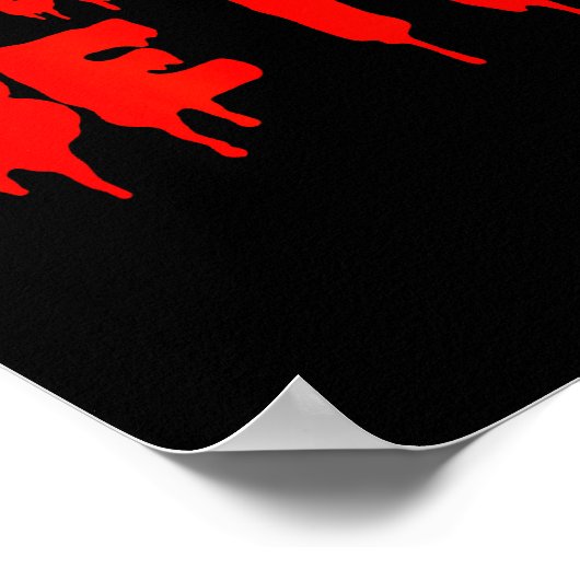 Retro Quote Dont Dream It Be It Funny Meaning Basi Poster (Ecke)