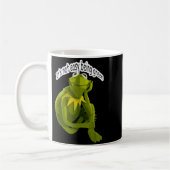 Retro Quote Its Not Easy Being Green Funny Frog An Kaffeetasse (Links)
