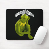 Retro Quote Its Not Easy Being Green Funny Frog An Mousepad (Mit Mouse)
