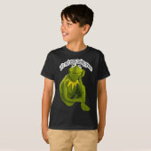 Retro Quote Its Not Easy Being Green Funny Frog An T-Shirt (Vorne ganz)