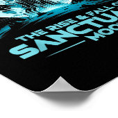 Retro Quote The Rise And Fall Of Sanctuary Moon Cl Poster (Ecke)