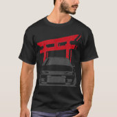 Retro R32 JDM Tuning T-Shirt (Vorderseite)