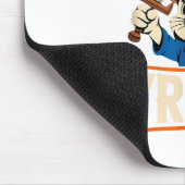 Retro Rabbit Meme Death To Tyrants Funny Mousepad (Ecke)