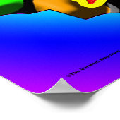 Retro-Rabbit Poster (Ecke)