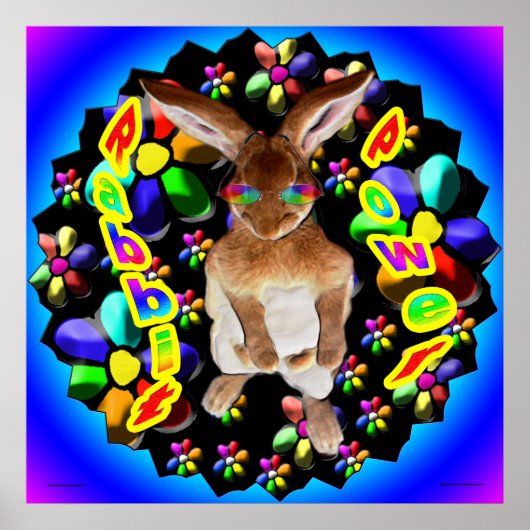 Retro-Rabbit Poster (Vorne)