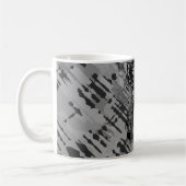 Retro Racing - grauer Spritzer Kaffeetasse (Links)