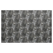 Retro Racing Oldtimer Details Grafikdesign Stoff (Fat Quarter (45,7 x 55,9 cm))