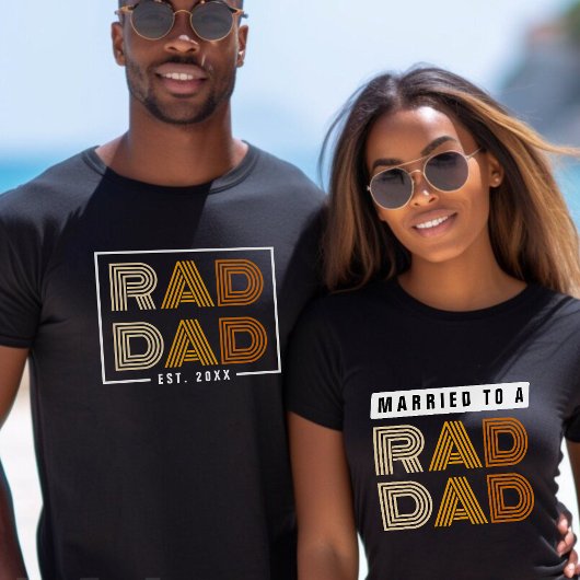 Retro Rad Dad T-Shirt