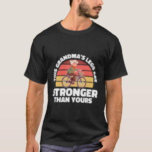 Retro-Radfahrer Großmutter - Vintages Fahrrad T-Shirt