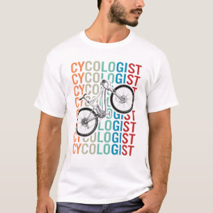 Retro-Radfahrer Vintage-Fahrradfahrer MTB Lustig R T-Shirt