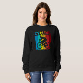 Retro-Radfahrrad Sweatshirt (Vorne ganz)