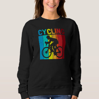 Retro-Radfahrrad Sweatshirt