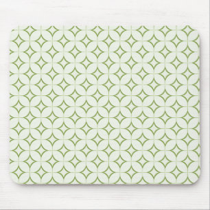 Retro Radiance Mousepad, Olive Green Mousepad