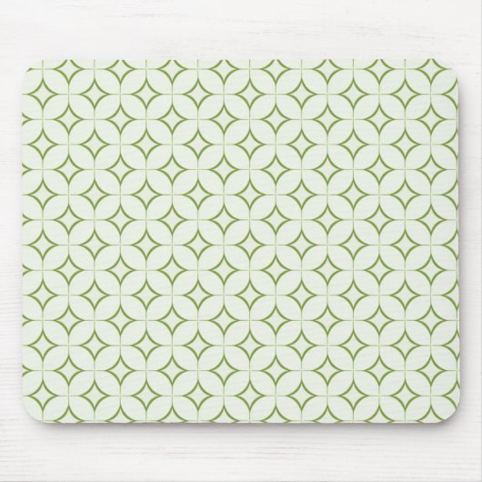 Retro Radiance Mousepad, Olive Green Mousepad (Vorne)