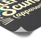 Retro Radical Left S Apparently Litical Sarcastic  Poster (Ecke)