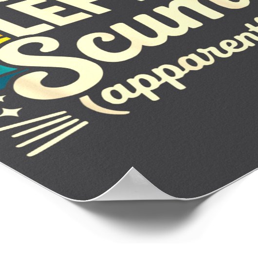 Retro Radical Left S Apparently Litical Sarcastic  Poster (Ecke)