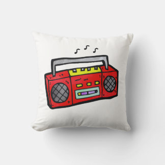Retro Radio Boombox Kissen