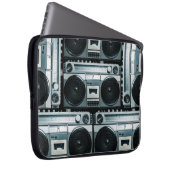 Retro-Radio Boombox Laptopschutzhülle (Vorne Rechts)