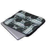 Retro-Radio Boombox Laptopschutzhülle (Vorne Knopf)