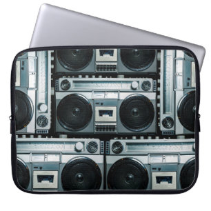 Retro-Radio Boombox Laptopschutzhülle
