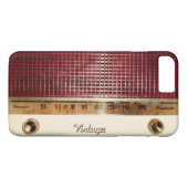 Retro Radio Case-Mate iPhone Hülle (Rückseite (Horizontal))