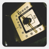 Retro Radio Dial 01 Aufkleber (Vorderseite)