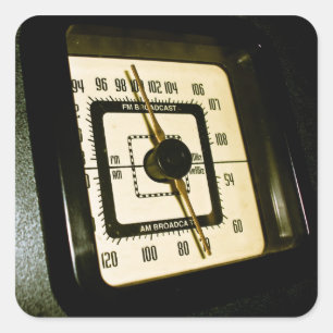 Retro Radio Dial 02 Aufkleber