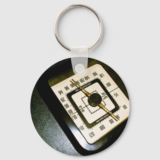 Retro Radio Dial 03 Schlüsselanhänger (Vorderseite)