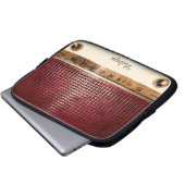Retro Radio Laptopschutzhülle (Vorne Knopf)
