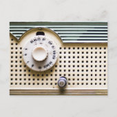 Retro Radio Postkarte (Vorderseite)