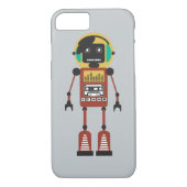 Retro Radio Robot Case-Mate iPhone Hülle (Rückseite)