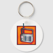 Retro-Radio Schlüsselanhänger (Vorderseite)