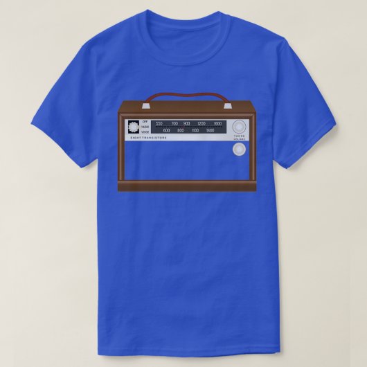 Retro-Radio Vintag Radio 3 T-Shirt (Design vorne)