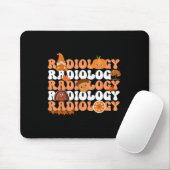 Retro Radiology Pumpkin Radiologe Xray Fall als Mousepad (Mit Mouse)