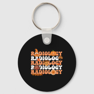 Retro Radiology Pumpkin Radiologe Xray Fall als Schlüsselanhänger
